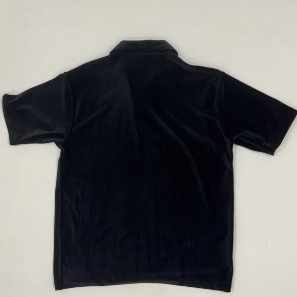 Hugo Boss Black Velour Polo Shirt - Picture 7 of 7